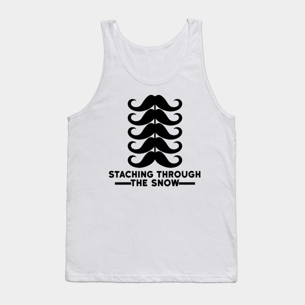 Staching Through The Snow Tank Top by MZeeDesigns